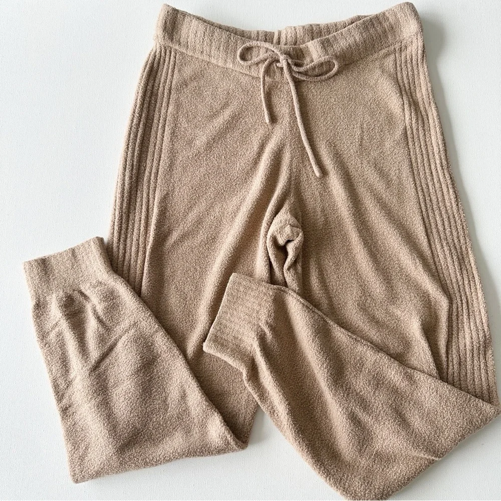 SPIRITUAL GANGSTER Serenity Jogger Camel Beige Women Size Medium Chenille - Picture 2 of 10